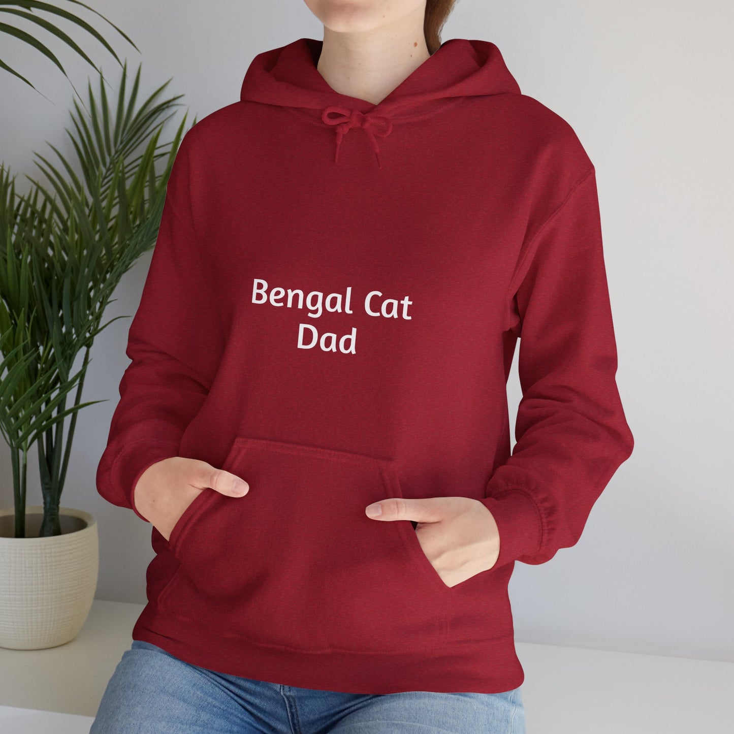 Bengal Cat Dad Unisex Heavy Blend™ Hooded Sweatshirt