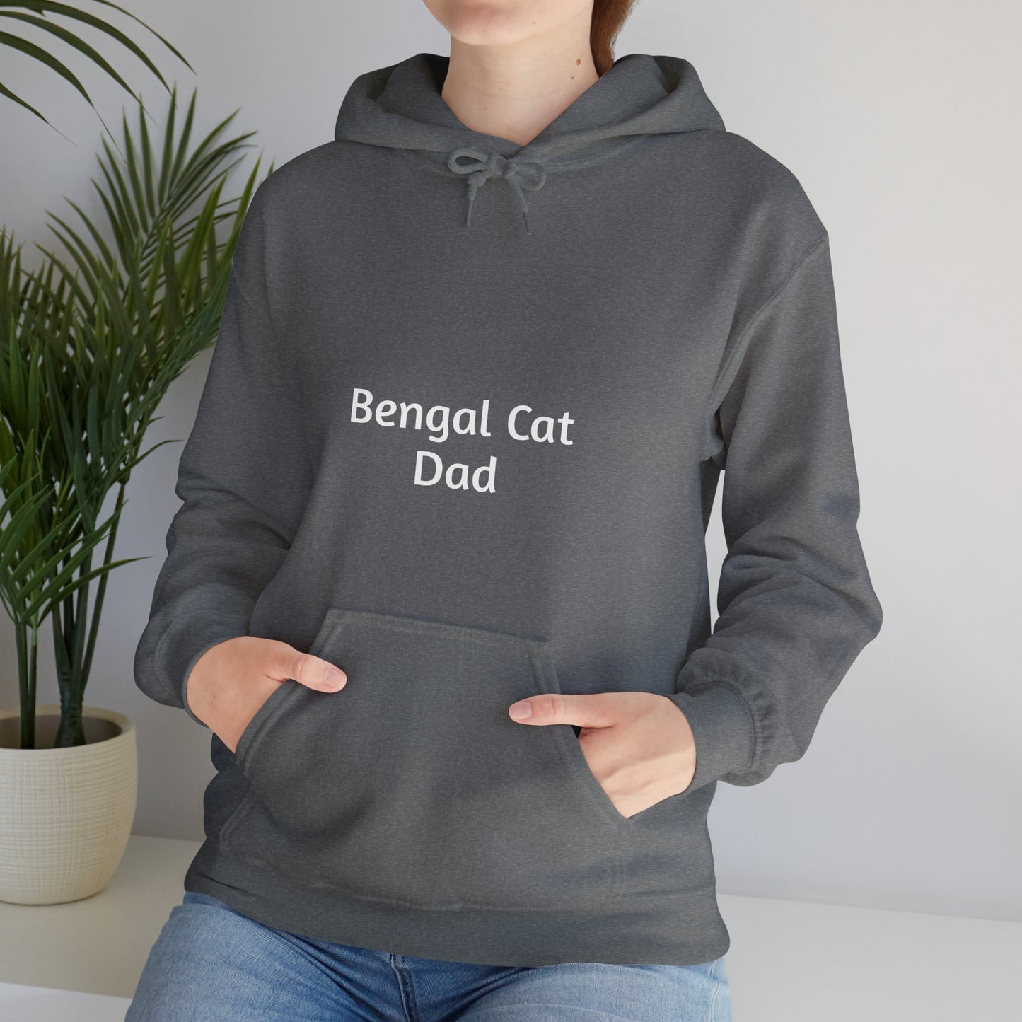 Bengal Cat Dad Unisex Heavy Blend™ Hooded Sweatshirt