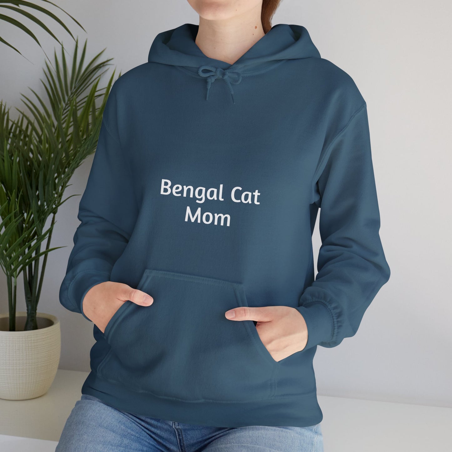 Bengal Cat Mom Unisex Heavy Blend™ Hooded Sweatshirt