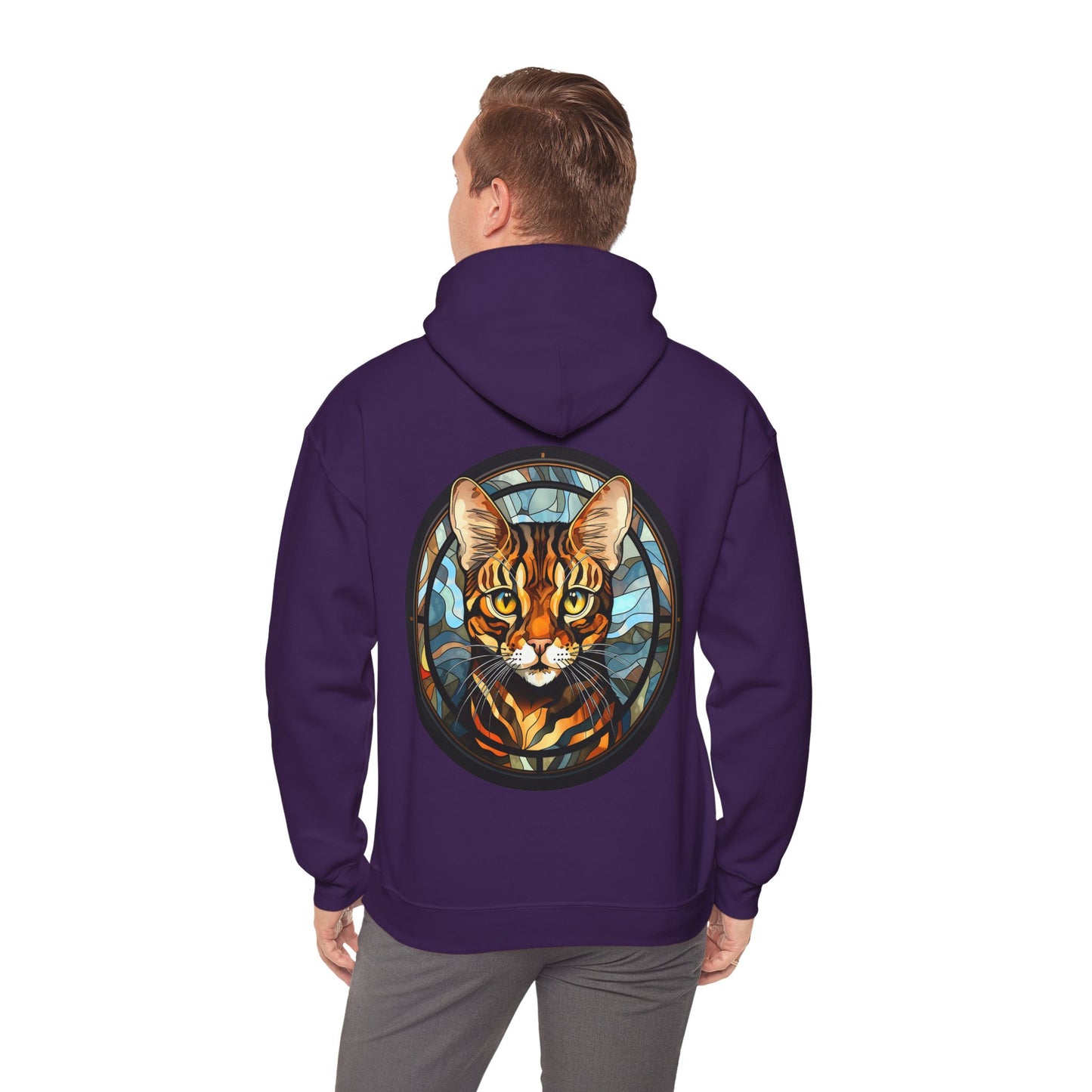 Bengal Cat Dad Unisex Heavy Blend™ Hooded Sweatshirt