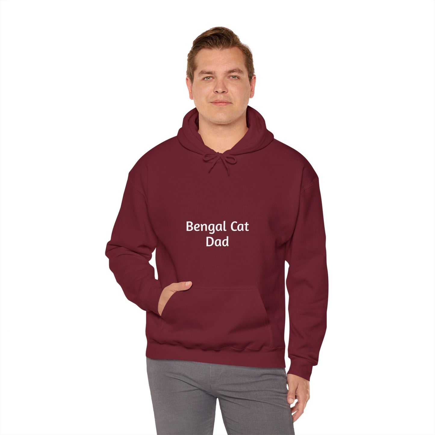 Bengal Cat Dad Unisex Heavy Blend™ Hooded Sweatshirt