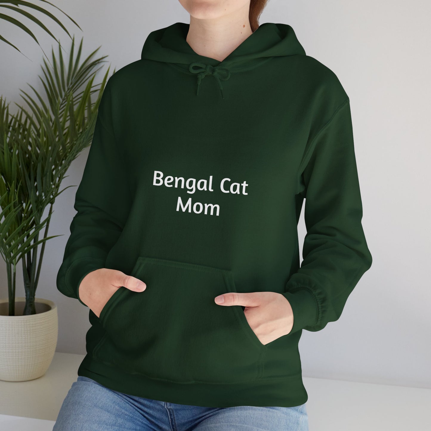Bengal Cat Mom Unisex Heavy Blend™ Hooded Sweatshirt