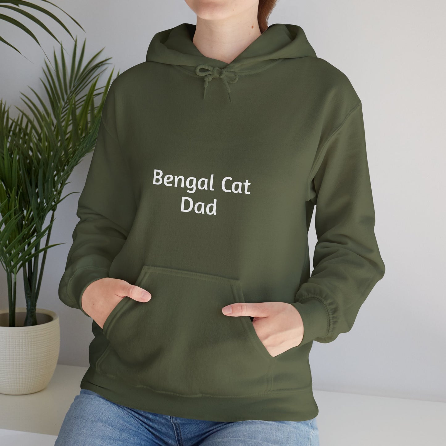 Bengal Cat Dad Unisex Heavy Blend™ Hooded Sweatshirt