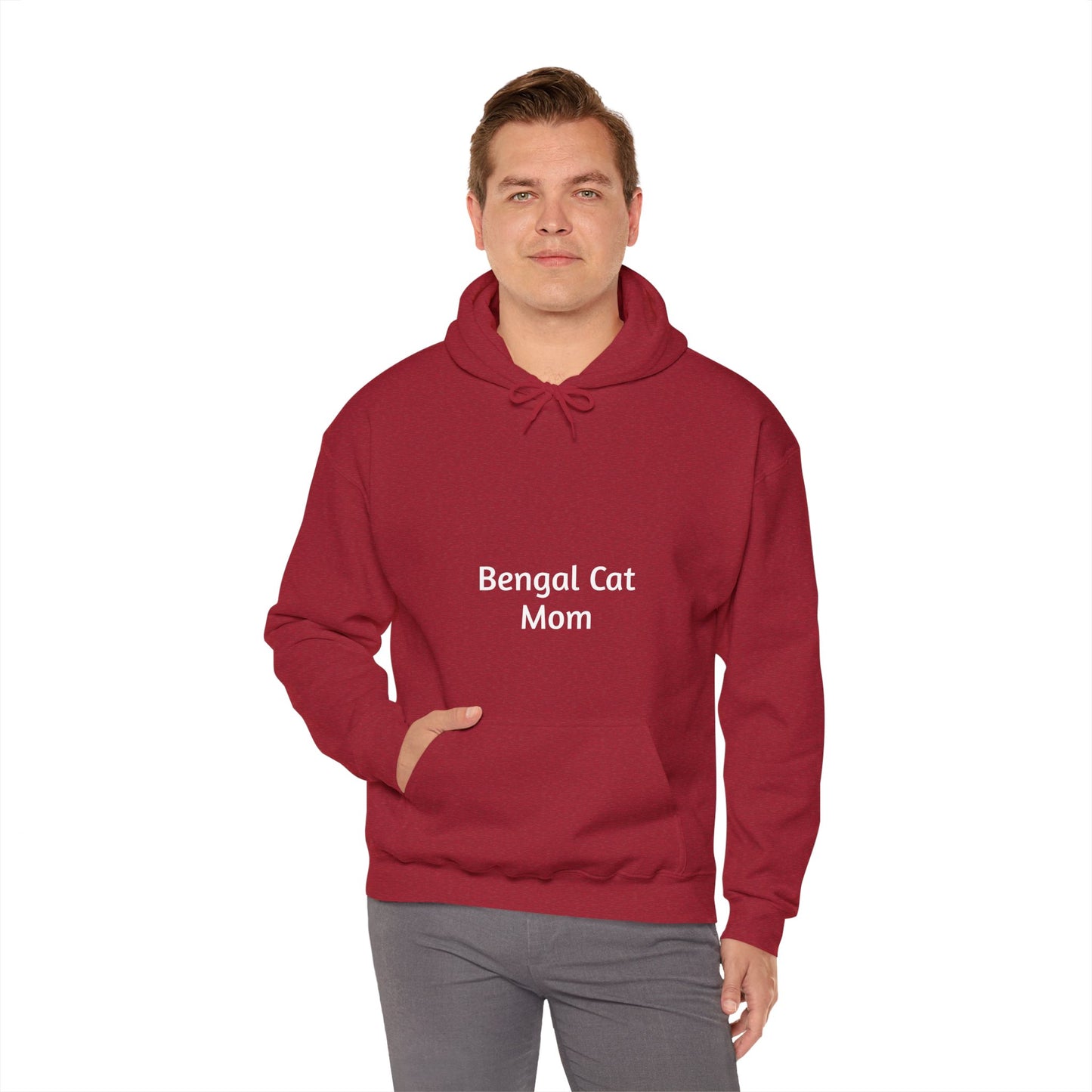 Bengal Cat Mom Unisex Heavy Blend™ Hooded Sweatshirt