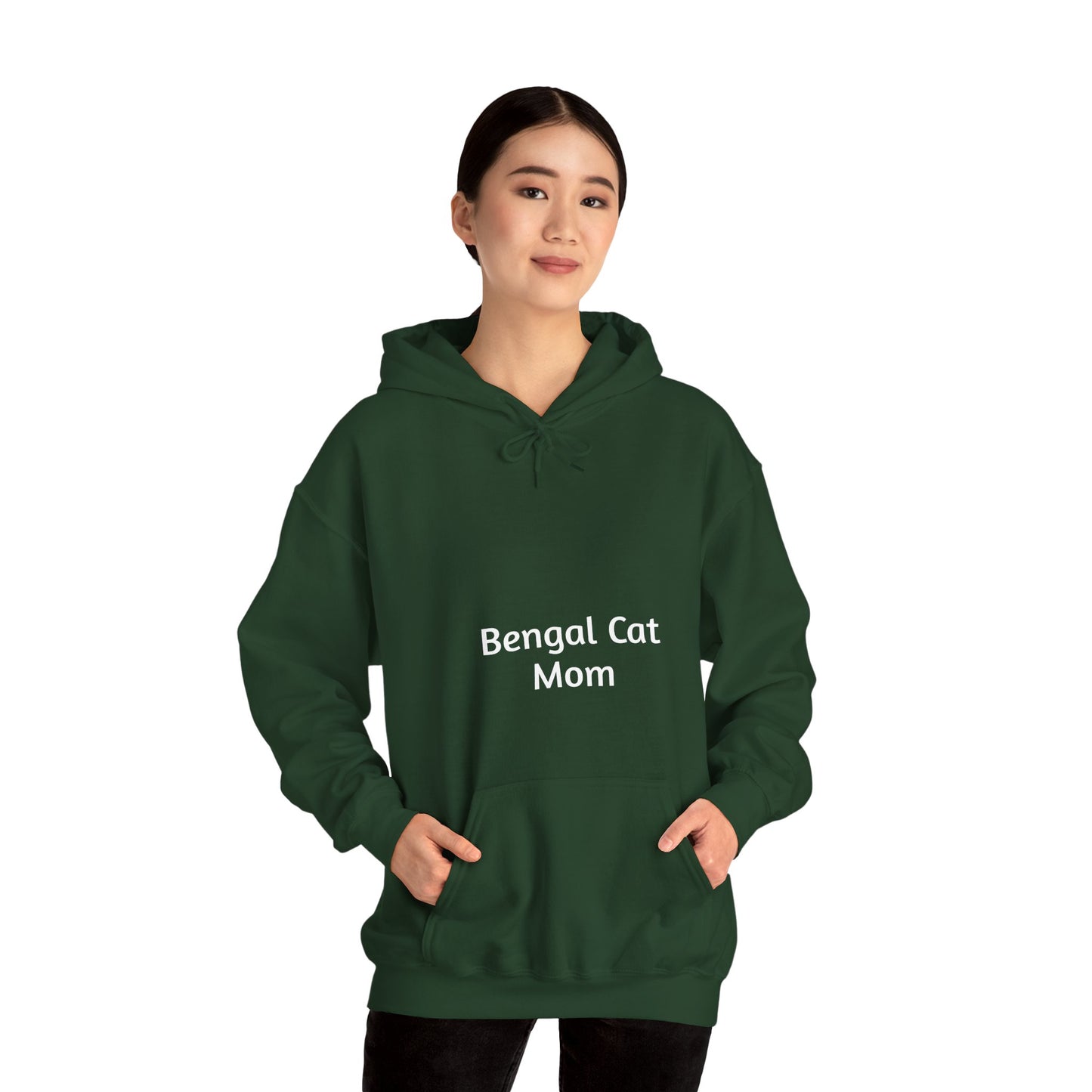 Bengal Cat Mom Unisex Heavy Blend™ Hooded Sweatshirt