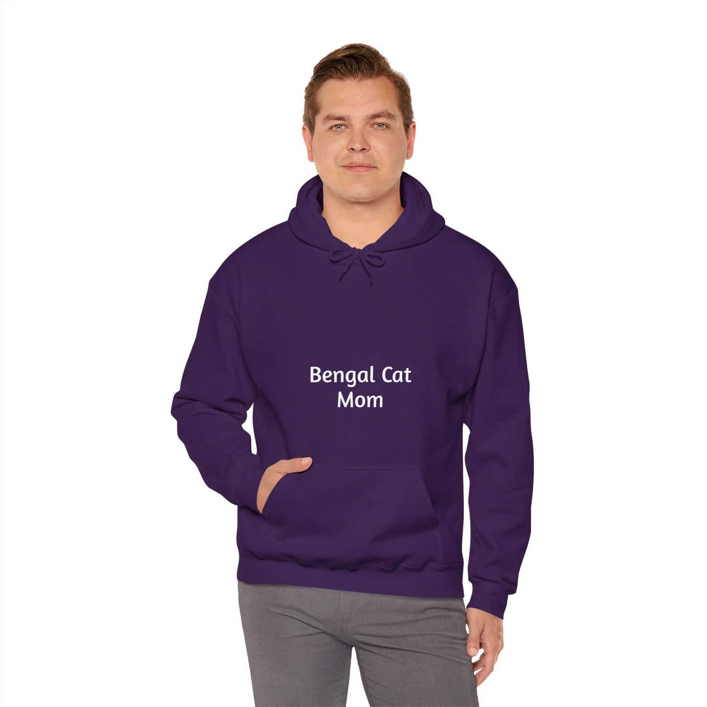 Bengal Cat Mom Unisex Heavy Blend™ Hooded Sweatshirt