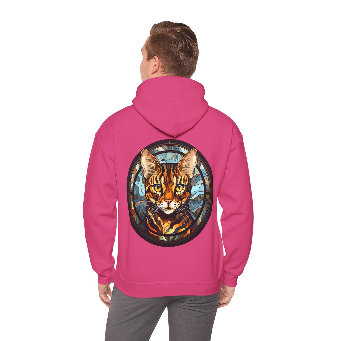 Bengal Cat Mom Unisex Heavy Blend™ Hooded Sweatshirt