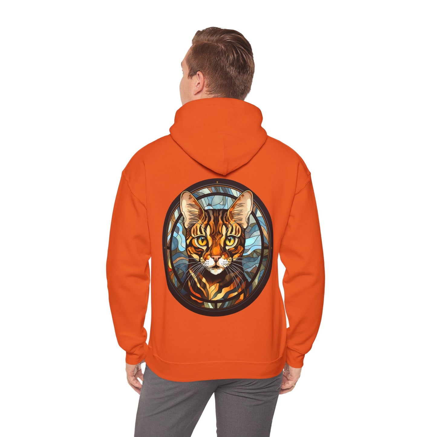 Bengal Cat Dad Unisex Heavy Blend™ Hooded Sweatshirt
