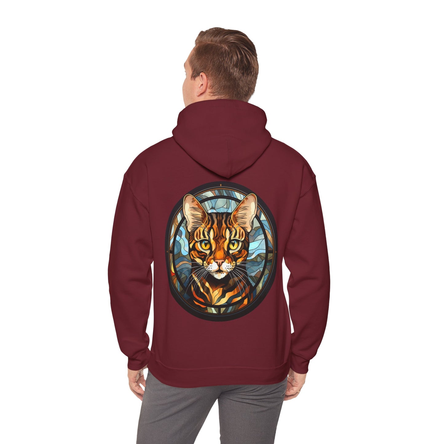 Bengal Cat Dad Unisex Heavy Blend™ Hooded Sweatshirt