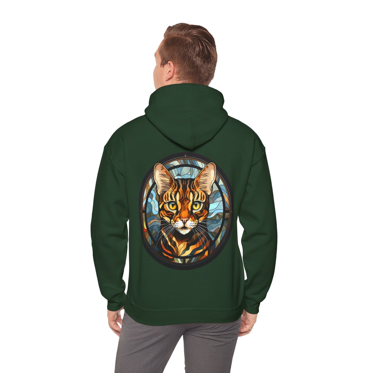 Bengal Cat Mom Unisex Heavy Blend™ Hooded Sweatshirt