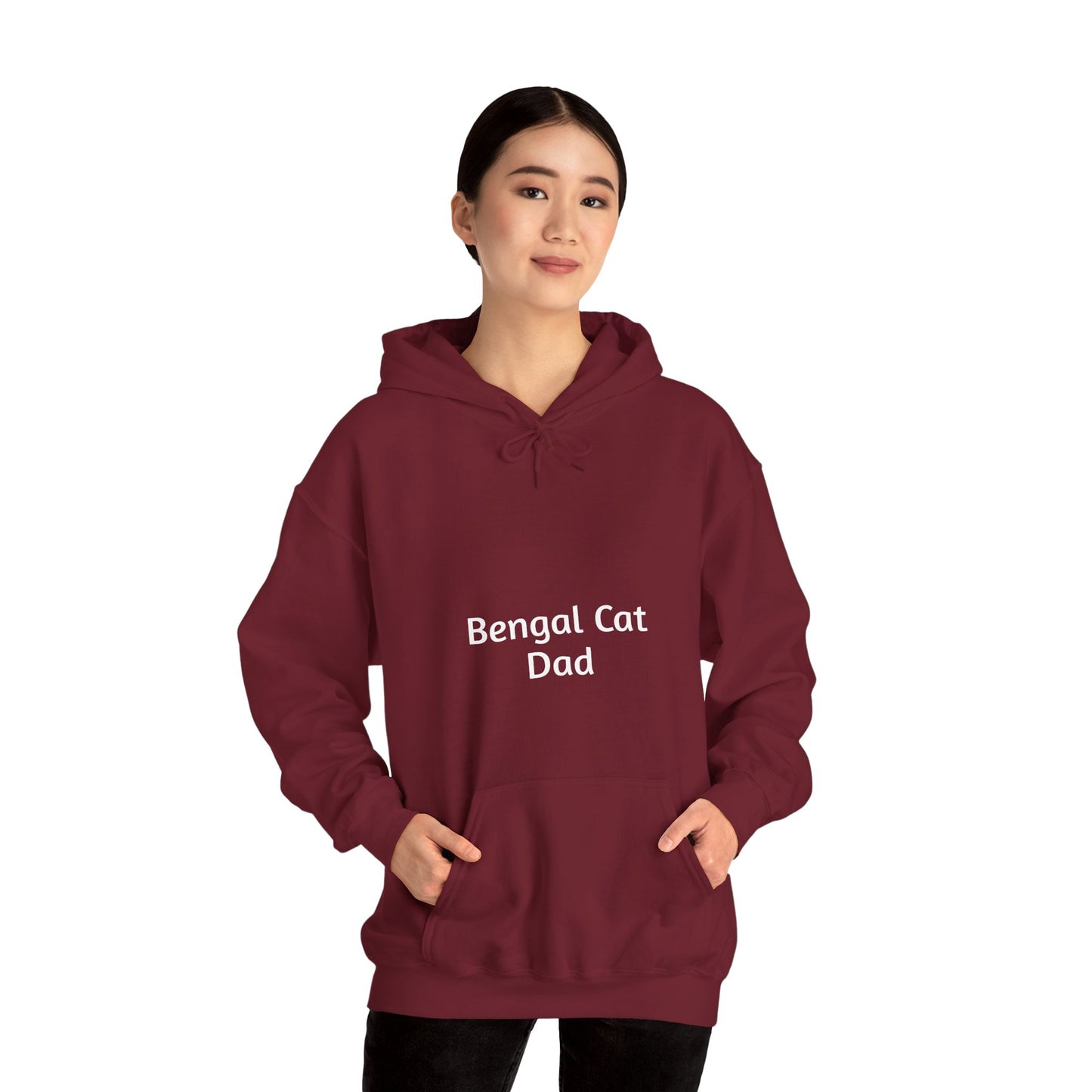 Bengal Cat Dad Unisex Heavy Blend™ Hooded Sweatshirt