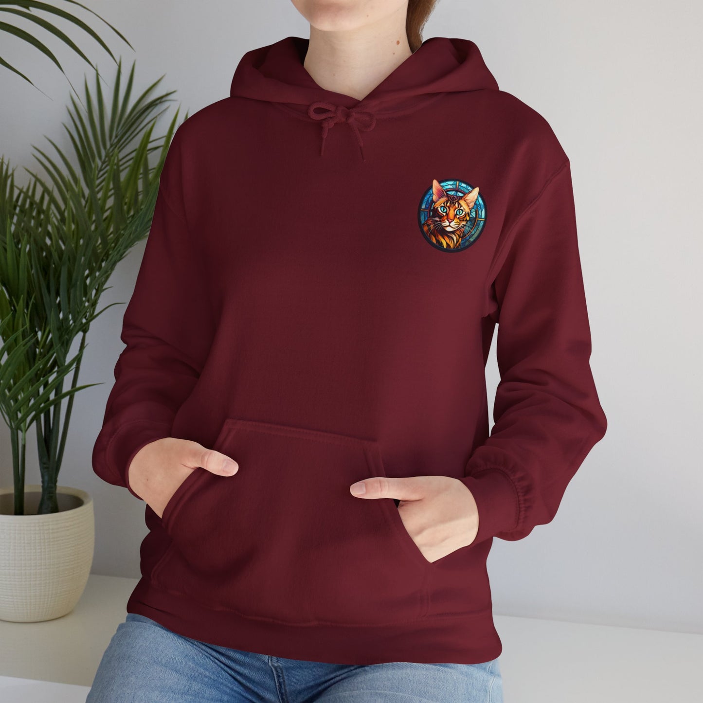 Bengal Cat Unisex Heavy Blend™ Hooded Sweatshirt