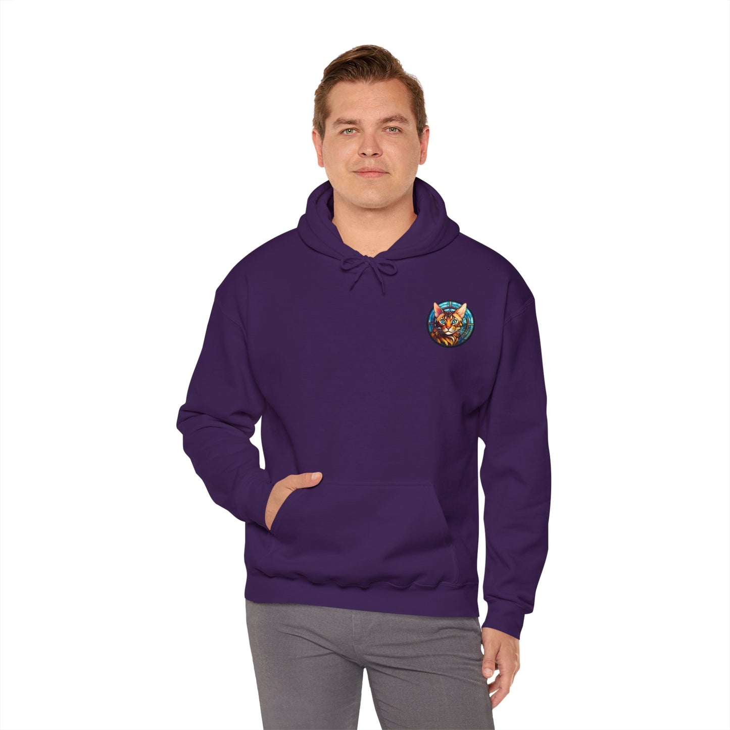 Bengal Cat Unisex Heavy Blend™ Hooded Sweatshirt