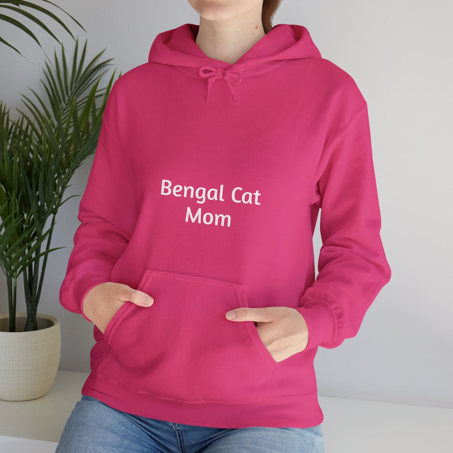 Bengal Cat Mom Unisex Heavy Blend™ Hooded Sweatshirt