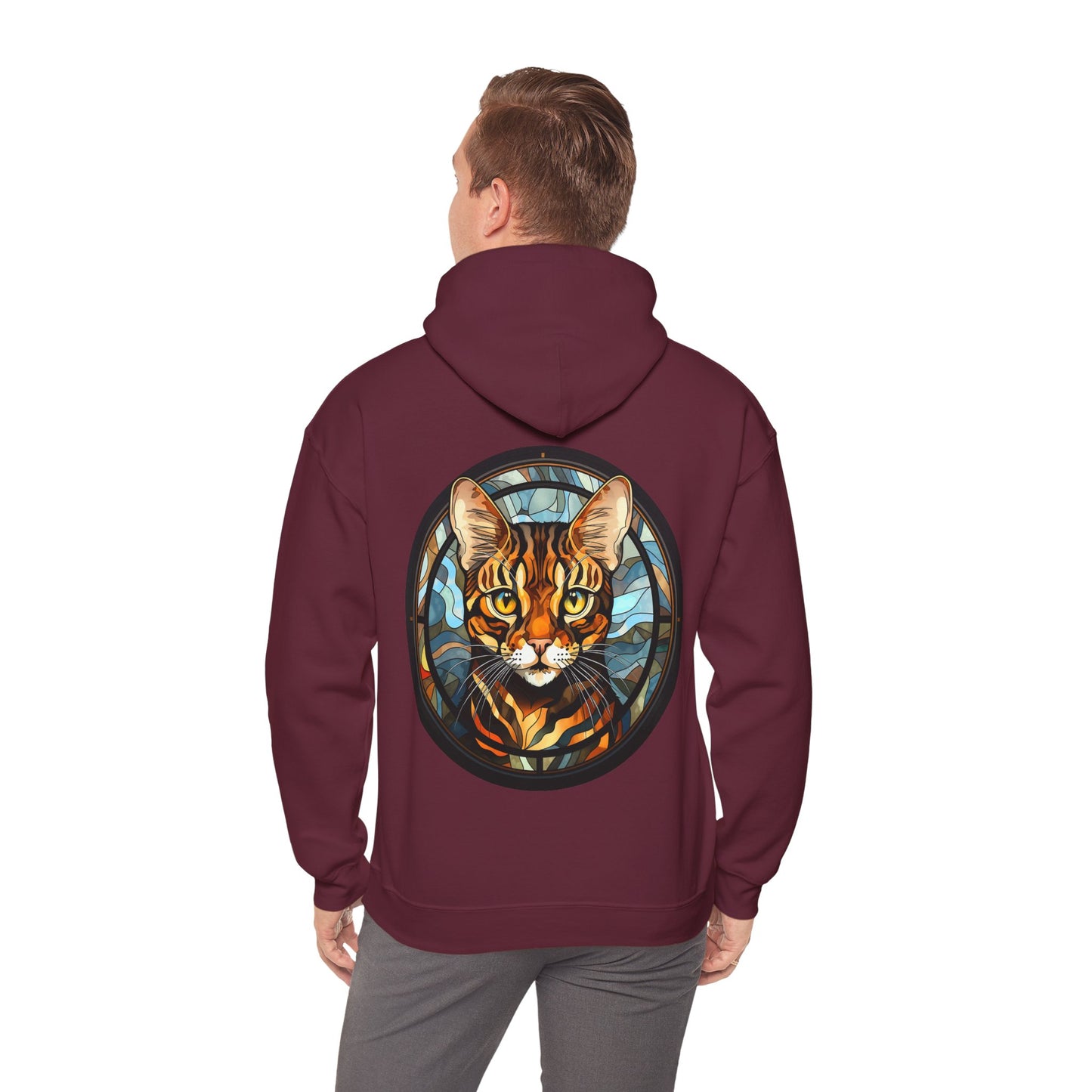 Bengal Cat Dad Unisex Heavy Blend™ Hooded Sweatshirt
